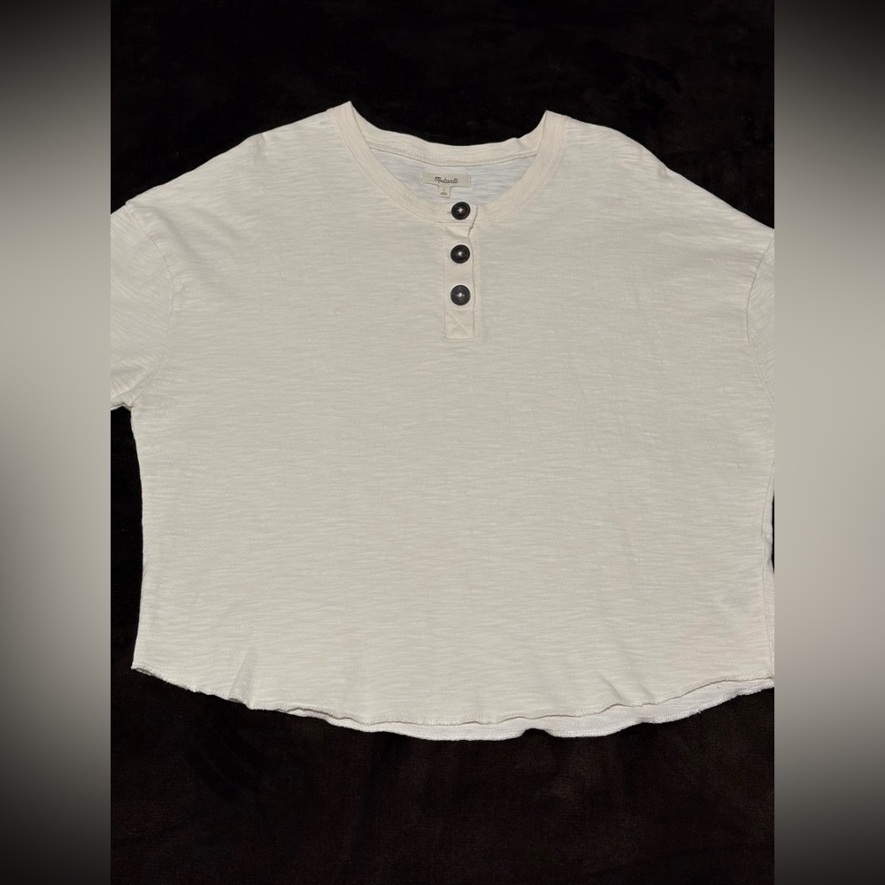 🙌MOVING sALe‼️MADEWELL Henley T-shirt.  Sz L